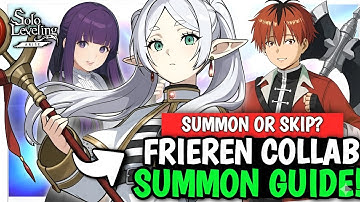 SUMMON OR SKIP FRIEREN, FERN & STARK? COLLAB UNITS EXPLAINED! SAVE FOR REED? - Solo Leveling: Arise
