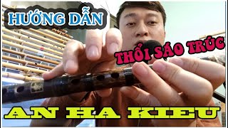 An Hà Kiều Hướng Dẫn Thổi Sáo Trúc| Học Thổi Sáo Cơ Bản| Sáo Trúc Họ Đinh.