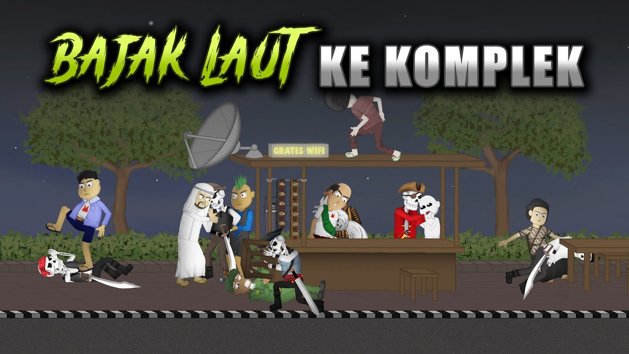 Bajak Laut Ke Komplek - Animasi Horor Kartun Lucu - Warganet Life