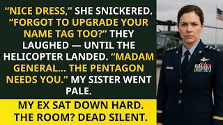 They Mocked Me at the Class Reunion — Until the Helicopter Landed “Madam General… We Need You.”