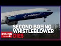 Another BOEING Whistleblower DIES; Joshua Dean, 44, 2nd Dead In 2 Month