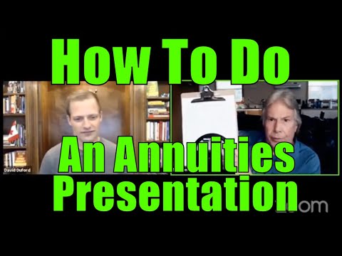 What An Annuities Presentation Looks Like From Start To Finish?