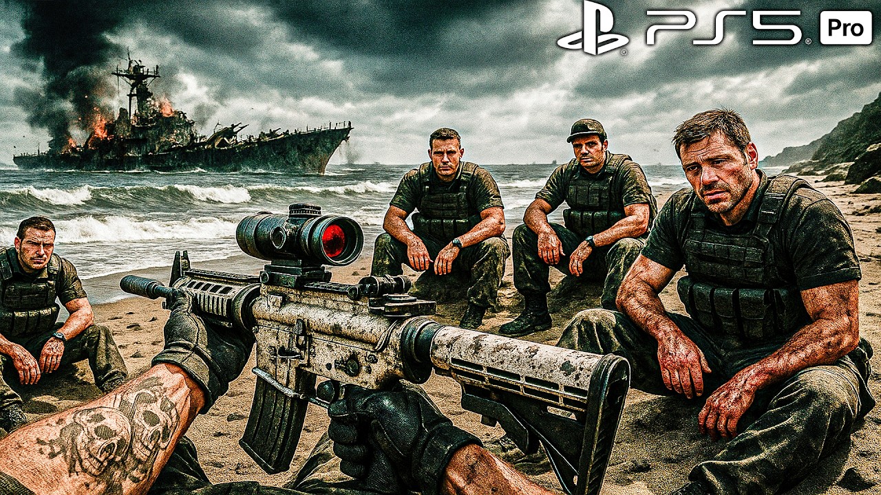 Careless Soldier on the Beach Ends Up Dying - COD Ghosts PS5 - YouTube