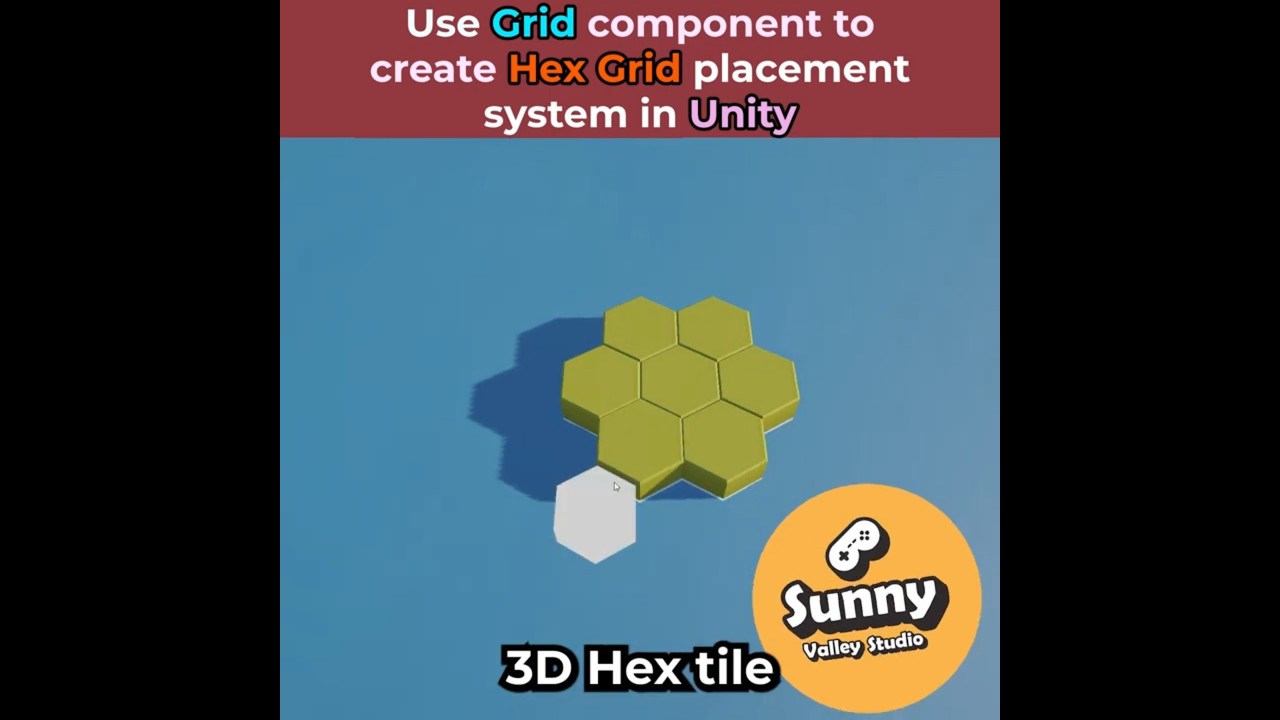 Hex grid Placement system in 60 sec – Unity tip!
