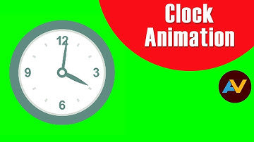 Clock Animation | Fast Clock Animated | Animation Video | Free Footage