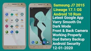 How to install Android 10 Samsung j7 2015 Lineage Os 17.1 install samsung J7 2015