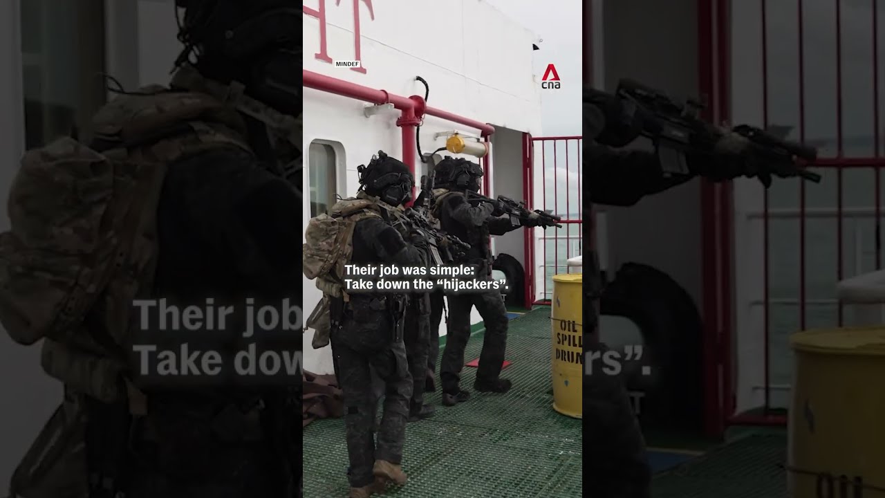 Exercise Highcrest: How Singapore stops a ‘hijacked’ ship in a maritime terror attack