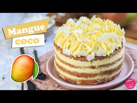 Vidéo: Gâteau éponge à La Mangue Et à La Noix De Coco