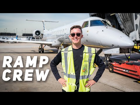 Airline Pilot Attempts Working The Ramp | Throwing Bags +  More!