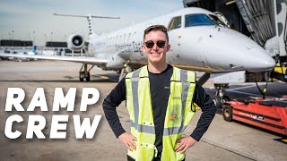 Airline Pilot Attempts Working The Ramp | Throwing Bags +  More! by Swayne Martin 147,628 views 2 years ago 7 minutes, 44 seconds