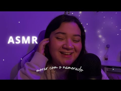 ASMR | morando com o NAMORADO 💘 ✨desafios, vale a pena? (asmr minicast - EP 2) 