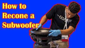 How to fix a blown subwoofer!
