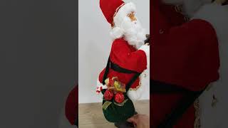 PAPAI NOEL ROUPA VELUDO MUSICAL 20231018 093443 #christmas #christmasdecor #christmasdecorations