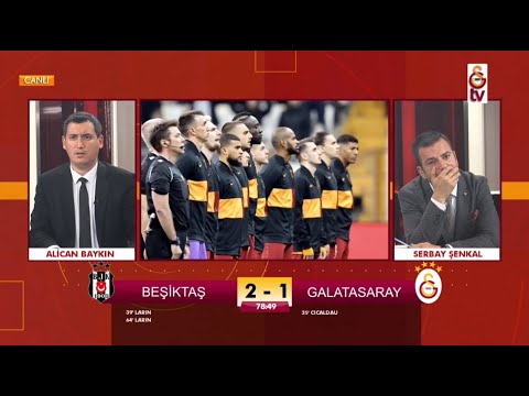 Beşiktaş 2-1 Galatasaray - Gs tv Gol Anları ve Penaltı Pozisyonu - \