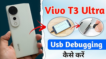 how to enable usb debugging in vivo t3 ultra !! vivo t3 ultra usb debugging kaise kare