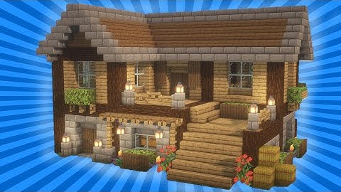 Minecraft: Simple Survival House Tutorial🏠