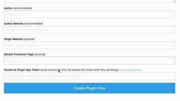 Facebook Events For WordPress Brander