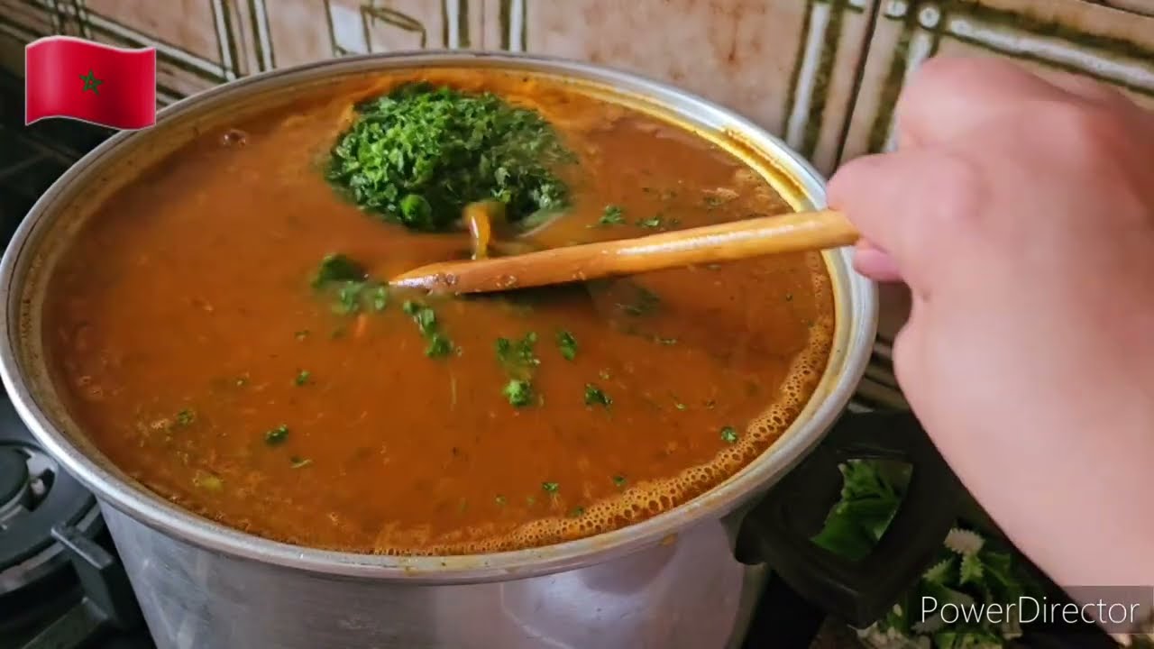 La auténtica  SOPA MARROQUÍ LA HARIRA TRADICIONAL no puede faltar en la MESA DE RAMADAN