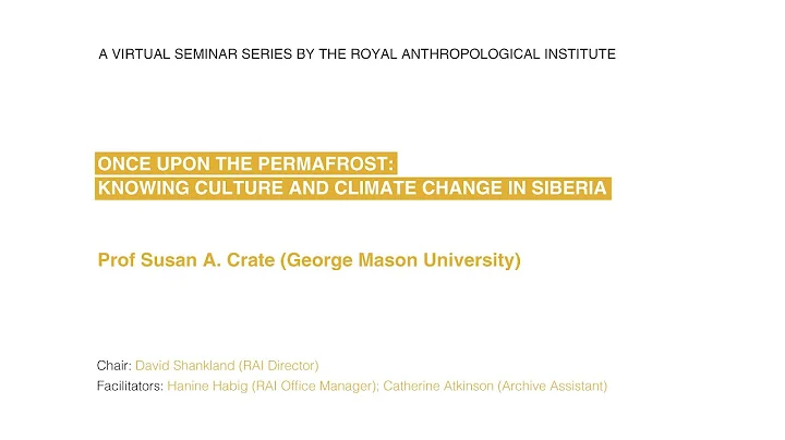 RAI Research Seminar and Book Launch - Susan Crate