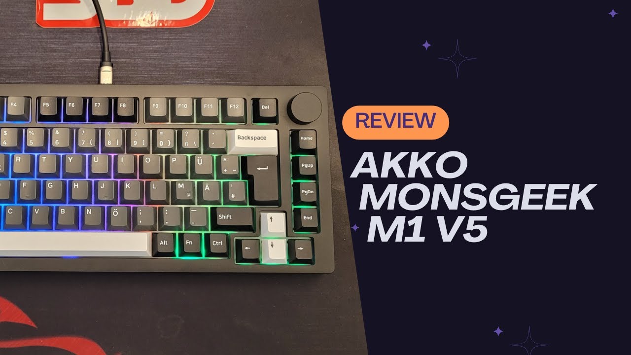 AKKO'S MonsGeek M1 V5 VIA REVIEW - YouTube