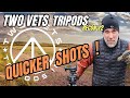 Two Vets Tripods. Get on target SMOOTH and FAST! Recon V2 vs Death Grip BOG.