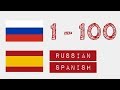 Números de 1 a 100 - ruso - Español