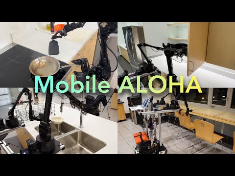 Mobile ALOHA - A Smart Home Robot - Compilation of Autonomous Skills