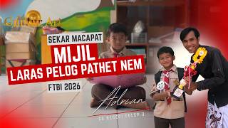 Sekar Macapat Mijil Laras Pelog Pathet Nem, FTBI 2026. Sekar Macapat Mijil Laras Pelog Pathet Nem, FTBI 2026.