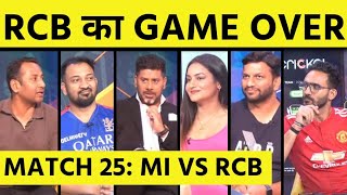 🔴MI vs RCB: IPL 2024  GAME OVER FOR RCB, MUMBAI DEMOLISHES RCB BOWLING ATTACK