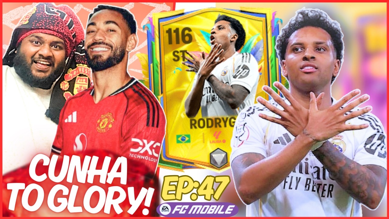 Обзор игрока GINGA Rodrygo с рейтингом 116 OVR ST | Cunha to Glory, эпизод 47 | FC MOBILE