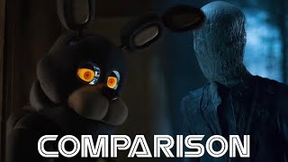Five Nights At Freddy’s movie trailer (2023) vs Slender man movie (2018) (edited)