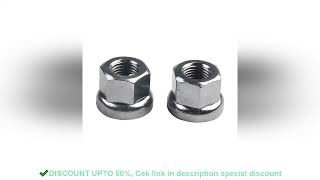 2PCS Stainless Steel Bike / Cycle Wheel Axle Track Nuts Sizes M9/M10 Flower Drum Nut Rear Axle Nut R