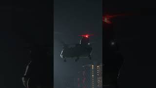 RSAF CH-47 landing at NUS