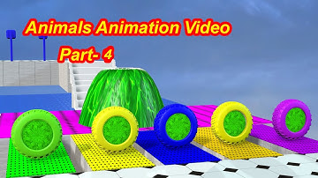 Crossing Fountain Animation in iclone 7 or iclone 8 3D | 3D Animal Cartoon | 3D Animation Tutorial