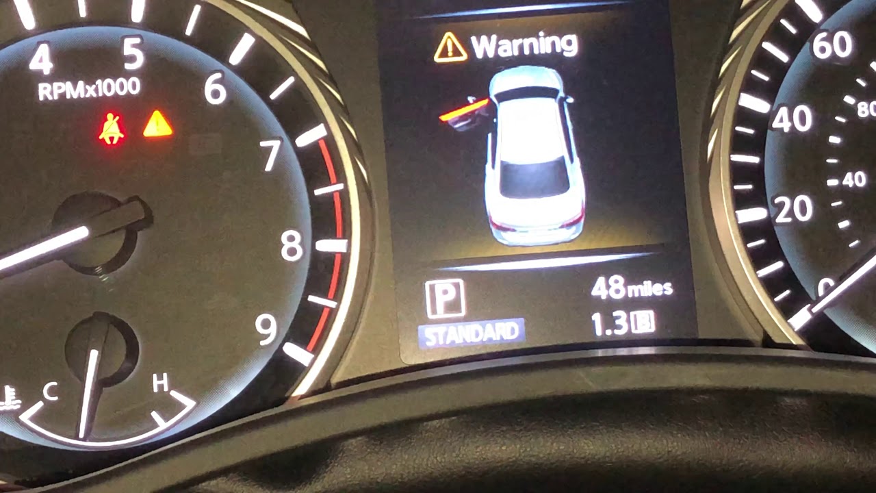 reset trip odometer infiniti q50