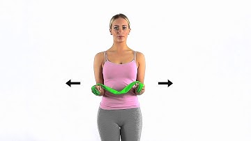 Rotator cuff band exercise