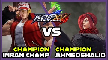 KOF XV Imran Champ (Heidern/Yashiro/Terry) vs Ahmedshalid (Angel/Blue Mary/Ash)