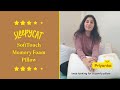 Sleepycat softtouch memory foam pillow review  priyanka j customerspeaks