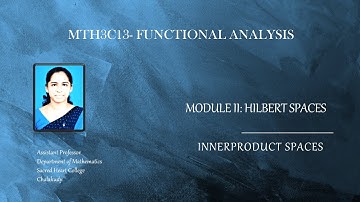 MTH3C13-FUNCTIONAL ANALYSIS