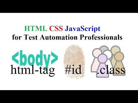 HTML CSS JavaScript for Test Automation Professional - YouTube