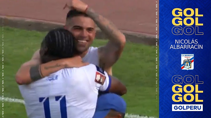 Torneo Clausura: Nicolás Albarracín marcó el Carlos Mannucci 2-0 Alianza Atlético