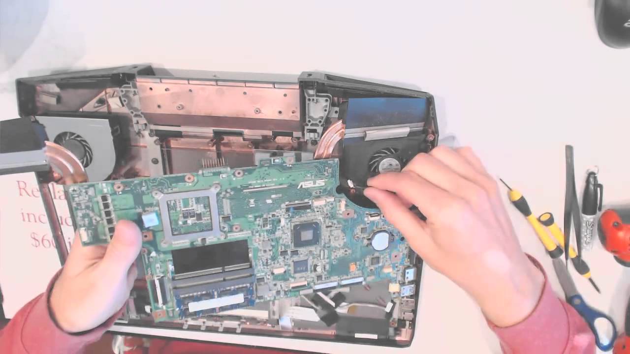 Asus g53s разъем питания