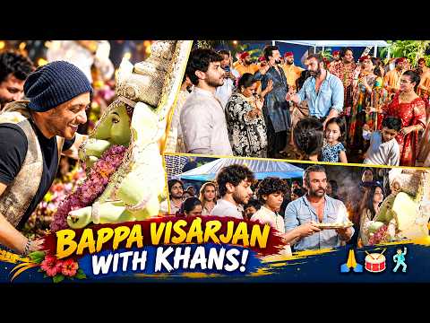 KHANdaan's Dhoom-Dhaam Ganpati Visarjan With Salman, Sohail, Arpita & More | FULL CELEBRATION VIDEO