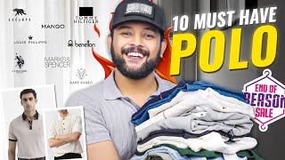 10 Best Premium Polo Shirts/T-Shirts For Men on Myntra 🔥 Haul 2025 | ONE CHANCE screenshot 5