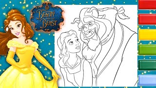 Princess Belle Coloring Video #7 | Coloring Beauty and the Beast Disney Princess Belle