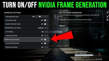 Battlefield 6: How to Turn On/Off Nvidia Frame Generation