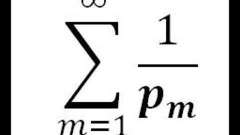 Sum of the reciprocals of primes