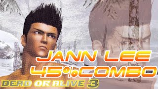 Dead Or Alive 3: Jann Lee 45% Combo