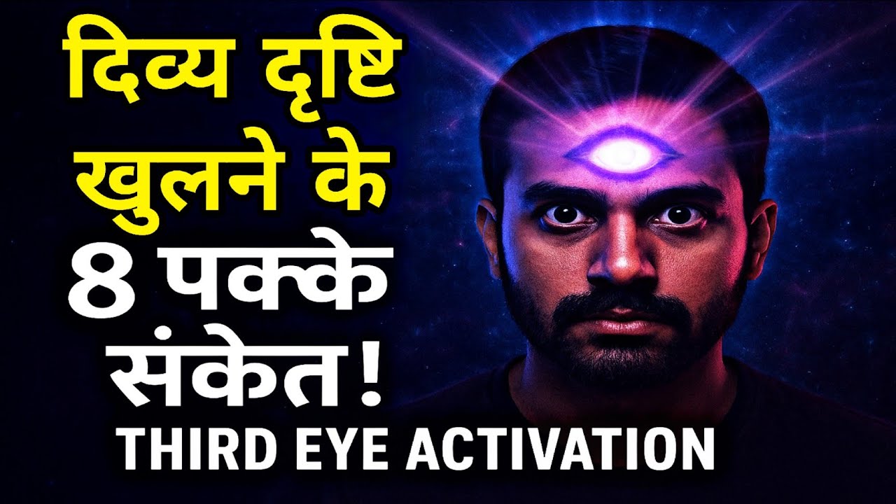 दिव्य दृष्टि जागृत होने के 8 पक्के संकेत | Third Eye Opening Symptoms | Ajna Chakra Activation Signs