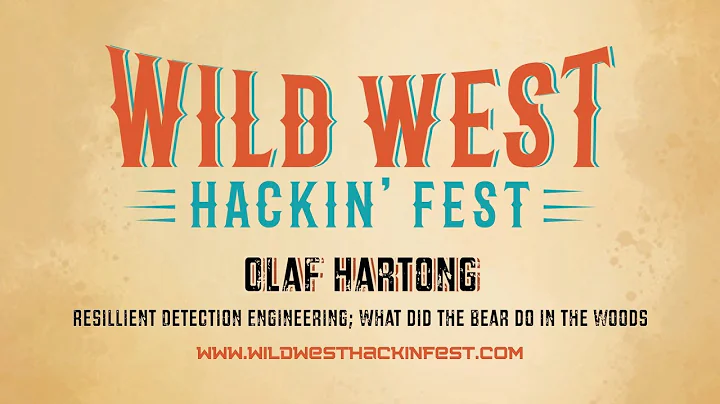 Resilient Detection Engineering | Olaf Hartong | W...